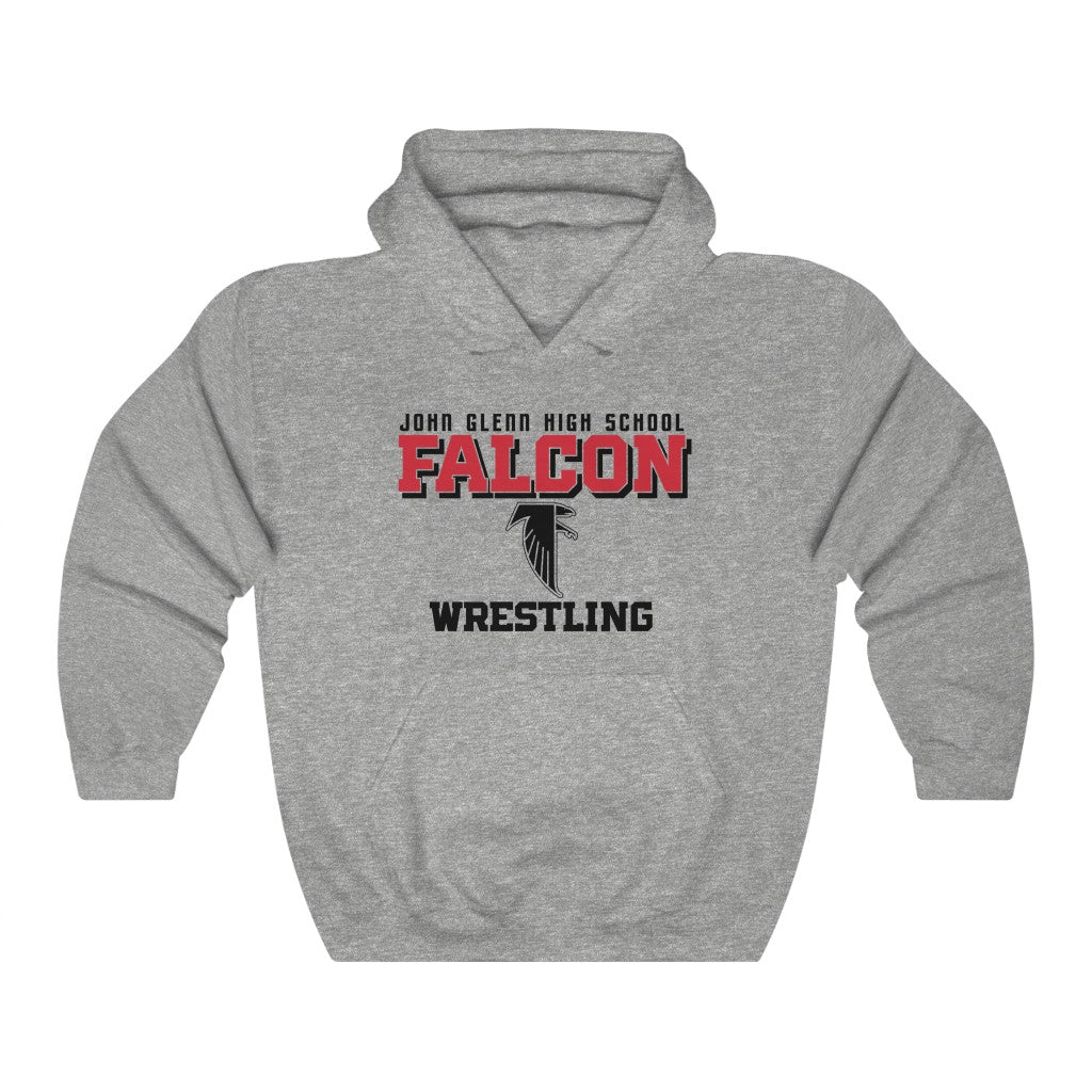 John Glenn Wrestling Hooded Sweatshirt
