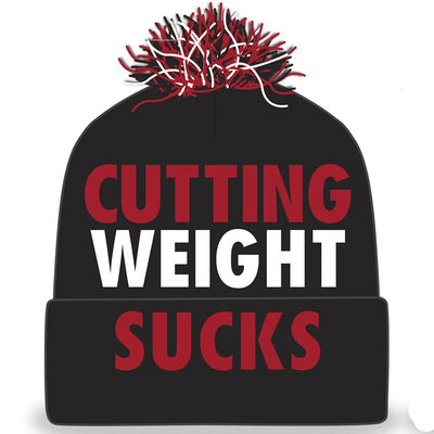 Cutting Weight Sucks Embroidered Knit Beanie