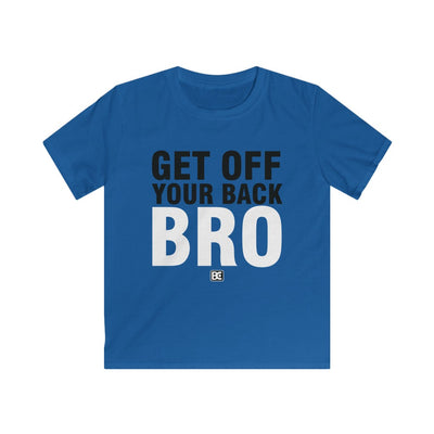 Get Off Your Back Bro Youth Wrestling T-Shirt